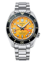 Load image into Gallery viewer, Seiko Prospex The Night of Siam Limited Edition Yellow Dial Silver Steel Strap Watch for Men - SPB487J1