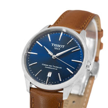 Load image into Gallery viewer, Tissot Chemin des Tourelles Automatic Powermatic 80 Blue Dial Brown Leather Strap Watch for Men - T139.407.16.041.00