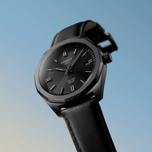 Load image into Gallery viewer, Tissot PRC 100 Solar Quartz Black Dial Black Leather Strap Watch for Men - T151.422.36.051.00