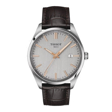Load image into Gallery viewer, Tissot PR 100 Quartz Silver Dial Black Leather Strap Watch for Men - T150.410.16.031.00
