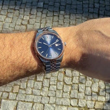 Load image into Gallery viewer, Tissot Ballade Quartz Blue Dial Two Tone Steel Strap Watch for Men - T156.410.22.041.00
