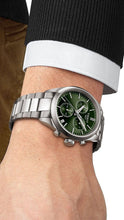 Load image into Gallery viewer, Tissot PR 100 Chronograph Green Dial Silver Steel Strap Watch for Men - T150.417.11.091.00