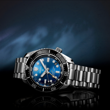 Load image into Gallery viewer, Seiko Prospex 1968 Heritage Divers GMT US Limited Edition Blue Dial Silver Steel Strap Watch for Men - SPB477J1