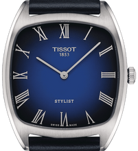 Load image into Gallery viewer, Tissot Stylist Quartz Blue Dial Blue Leather Strap Watch for Men - T159.909.16.043.00