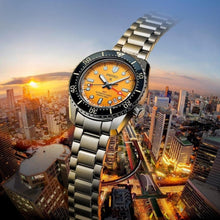 Load image into Gallery viewer, Seiko Prospex The Night of Siam Limited Edition Yellow Dial Silver Steel Strap Watch for Men - SPB487J1