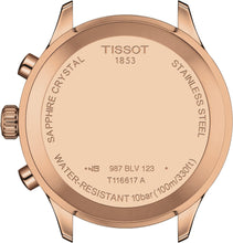 Load image into Gallery viewer, Tissot T-Sport Chrono XL Blue Dial Blue Leather Strap Watch for Men - T116.617.36.042.00