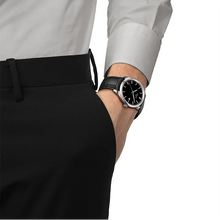 Load image into Gallery viewer, Tissot PR 100 Black Dial Black Leather Strap Watch for Men - T150.410.16.051.00
