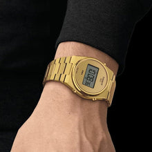 Load image into Gallery viewer, Tissot PRX Digital Quartz Gold Dial Gold Steel Strap Watch for Men - T137.463.33.020.00