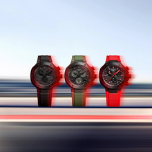 Load image into Gallery viewer, Tissot T Race Chronograph Black Dial Green Rubber Strap Watch for Men - T141.417.37.061.02