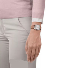 Load image into Gallery viewer, Tissot Stylist Quartz Silver Dial Brown Leather Strap Watch for Women - T159.909.16.031.00