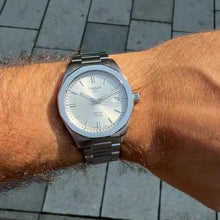 Load image into Gallery viewer, Tissot PRC 100 Solar Quartz Silver Dial Silver Steel Strap Watch for Men - T151.422.11.031.00