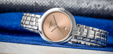 Load image into Gallery viewer, Tissot T-Lady Flamingo Diamonds Pink Dial Silver Steel Strap Watch for Women - T094.210.11.336.00