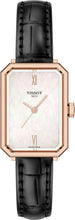 Load image into Gallery viewer, Tissot SRV White Mother of Pearl Dial Black Leather Strap Watch for Women - T160.110.36.113.00
