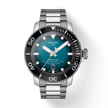 Load image into Gallery viewer, Tissot Seastar 2000 Professional Powermatic 80 Blue Dial Silver Steel Strap Watch for Men - T120.607.11.041.00