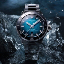 Load image into Gallery viewer, Tissot Seastar 2000 Professional Powermatic 80 Blue Dial Silver Steel Strap Watch for Men - T120.607.11.041.01