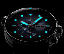Load image into Gallery viewer, Tissot Seastar 1000 Chronograph Black Dial Black Rubber Strap Watch for Men - T120.217.37.061.00