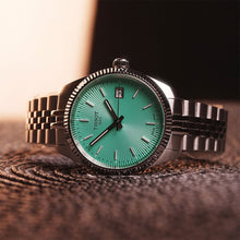 Load image into Gallery viewer, Tissot Ballade Quartz Green Dial Silver Steel Strap Watch for Women - T156.210.11.091.00