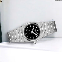 Load image into Gallery viewer, Tissot PRX Quartz Diamonds Black Dial Silver Steel Strap Watch for Women - T137.010.11.056.00