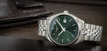 Load image into Gallery viewer, Tissot Ballade Quartz Green Dial Silver Steel Strap Watch for Men - T156.410.11.091.00