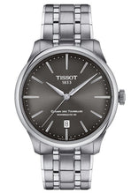 Load image into Gallery viewer, Tissot Chemin Des Tourelles Powermatic 80 Grey Dial Silver Steel Strap Watch for Men - T139.407.11.068.00
