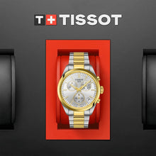 Load image into Gallery viewer, Tissot PR 100 Chronograph Silver Dial Two Tone Steel Strap Watch for Men - T150.417.22.031.00