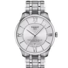 Load image into Gallery viewer, Tissot Chemin Des Tourelles Powermatic 80 Silver Dial Silver Steel Strap Watch for Men - T139.407.11.038.00