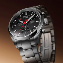 Load image into Gallery viewer, Tissot PR 100 Vuelta Chronograph Black Dial Silver Steel Strap Watch for Men - T150.417.11.051.01