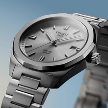 Load image into Gallery viewer, Tissot PRC 100 Solar Quartz Silver Dial Silver Steel Strap Watch for Men - T151.422.11.031.00