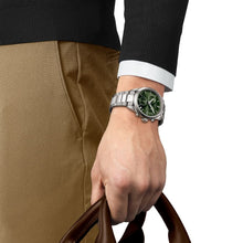 Load image into Gallery viewer, Tissot PR 100 Chronograph Green Dial Silver Steel Strap Watch for Men - T150.417.11.091.00