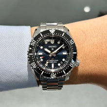 Load image into Gallery viewer, Seiko Prospex Diver Scuba Automatic Blue Dial Silver Steel Strap Watch for Men - SBEJ021