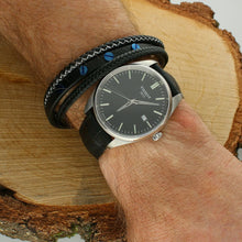 Load image into Gallery viewer, Tissot PR 100 Black Dial Black Leather Strap Watch for Men - T150.410.16.051.00