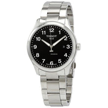 Load image into Gallery viewer, Tissot T-Sport Gent XL Black Dial Silver Steel Strap Watch for Men - T116.410.11.057.00