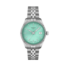 Load image into Gallery viewer, Tissot Ballade Quartz Green Dial Silver Steel Strap Watch for Women - T156.210.11.091.00