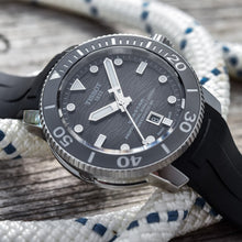 Load image into Gallery viewer, Tissot Seastar 2000 Professional Powermatic 80 Black Dial Black Rubber Strap Watch for Men - T120.607.17.441.00