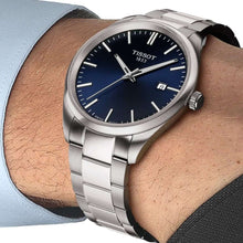 Load image into Gallery viewer, Tissot PR 100 Blue Dial Silver Steel Strap Watch for Men - T150.410.11.041.00