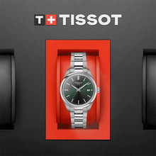Load image into Gallery viewer, Tissot PR 100 Quartz Green Dial Silver Steel Strap Watch for Women - T150.210.11.091.00