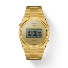 Load image into Gallery viewer, Tissot PRX Digital Quartz Gold Dial Gold Steel Strap Watch for Men - T137.463.33.020.00