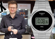 Load image into Gallery viewer, Tissot Digital Quartz Black Dial Silver Steel Strap Watch for Men - T137.463.11.050.00
