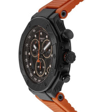 Load image into Gallery viewer, Tissot T Race Chronograph Black Dial Orange Rubber Strap Watch for Men - T141.417.37.051.02