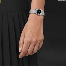Load image into Gallery viewer, Tissot PRX Quartz Diamonds Black Dial Silver Steel Strap Watch for Women - T137.010.11.056.00