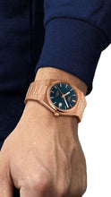 Load image into Gallery viewer, Tissot PRX Powermatic 80 Blue Dial Rose Gold Steel Strap Watch for Men - T137.407.33.041.00