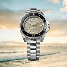 Load image into Gallery viewer, Seiko Prospex Polygonal Divers Automatic Pearl White Dial Silver Steel Strap Watch for Men - SPB481J1