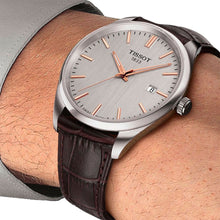 Load image into Gallery viewer, Tissot PR 100 Quartz Silver Dial Black Leather Strap Watch for Men - T150.410.16.031.00