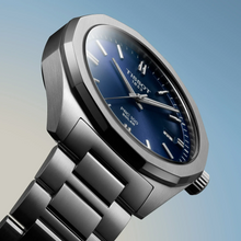 Load image into Gallery viewer, Tissot PRC 100 Solar Quartz Blue Dial Silver Steel Strap Watch for Men - T151.422.11.041.00