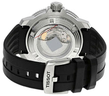Load image into Gallery viewer, Tissot Seastar 2000 Professional Powermatic 80 Black Dial Black Rubber Strap Watch for Men - T120.607.17.441.00