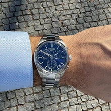 Load image into Gallery viewer, Tissot PR 100 Chronograph Blue Dial Silver Steel Strap Watch for Men - T150.417.11.041.00