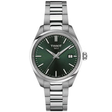 Load image into Gallery viewer, Tissot PR 100 Quartz Green Dial Silver Steel Strap Watch for Women - T150.210.11.091.00
