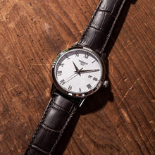 Load image into Gallery viewer, Tissot T Classic Dream Quartz White Dial Brown Leather Strap Watch for Men - T129.410.16.013.00