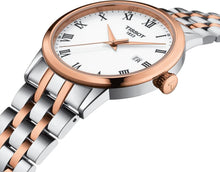Load image into Gallery viewer, Tissot T Classic Dream Quartz White Dial Two Tone Steel Strap Watch for Men - T129.410.22.013.00