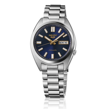 Load image into Gallery viewer, Seiko 5 Sports Automatic Blue Dial Silver Steel Strap Watch for Men - SRPL55K1